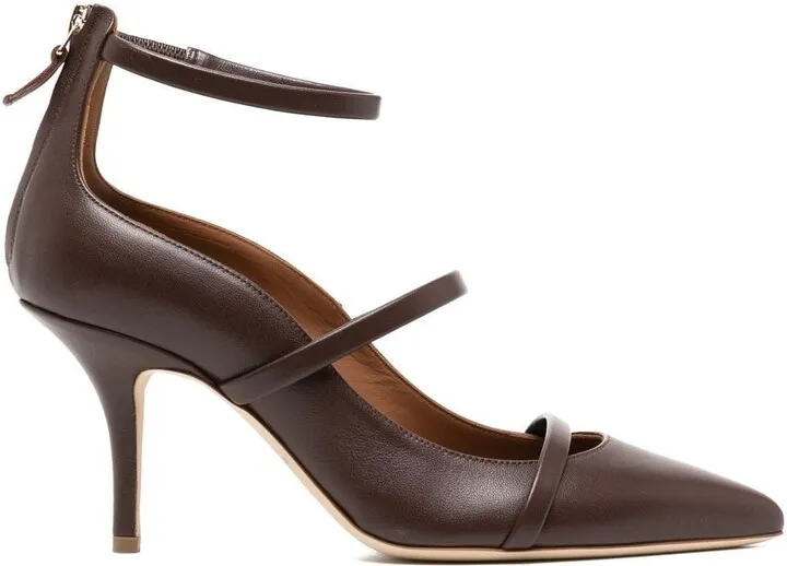 Robyn strappy leather pumps