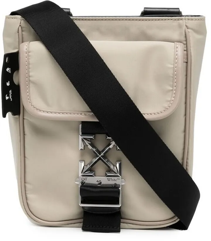 Arrows-plaque crossbody bag