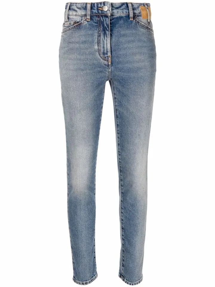 Logo-Patch Denim Jeans