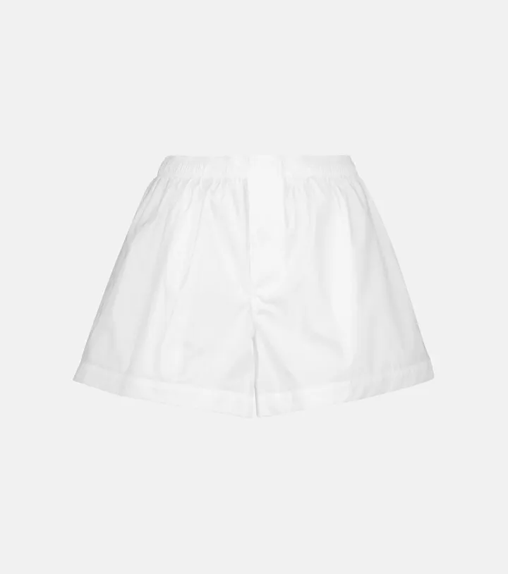Release 07 cotton poplin shorts