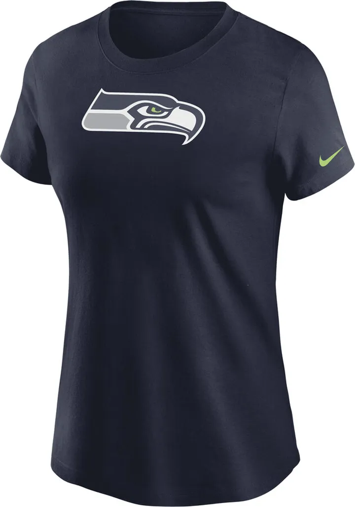 Nike Women's Logo Essential (NFL Seattle Seahawks) T-Shirt in Blue