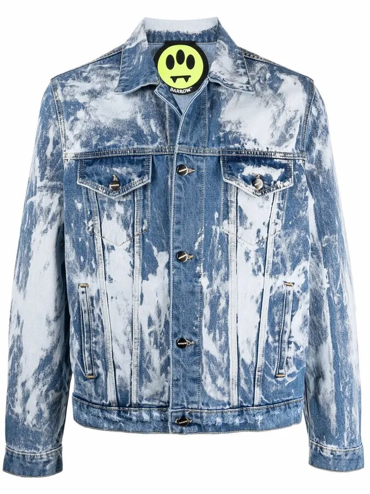 Acid-Wash Denim Jacket