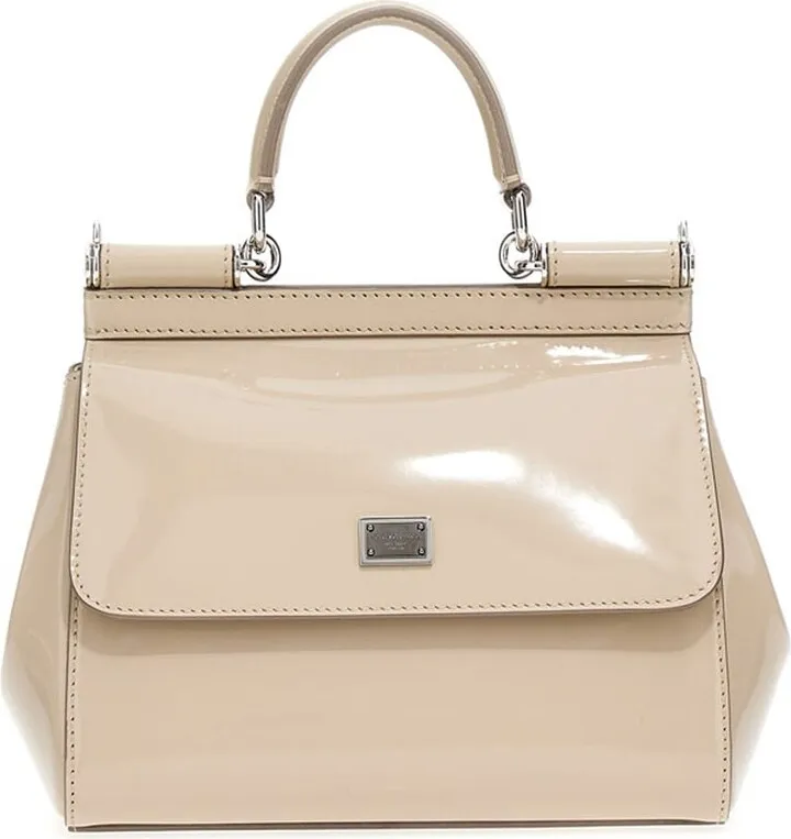 Logo Leather Handbag