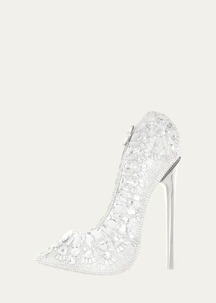 Stiletto Crystal Shoe Minaudiere