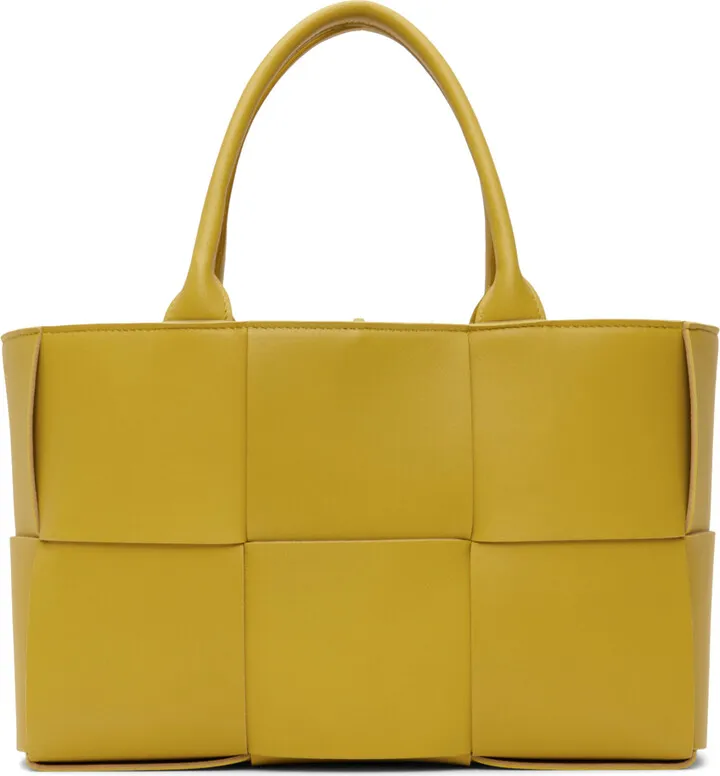 Bottega Veneta Yellow Arco Tote