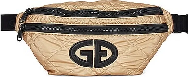 Goldbergh Shiner Fanny Pack in Metallic Gold