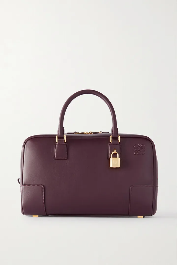 Loewe - Amazona 28 Medium Leather Tote - Purple