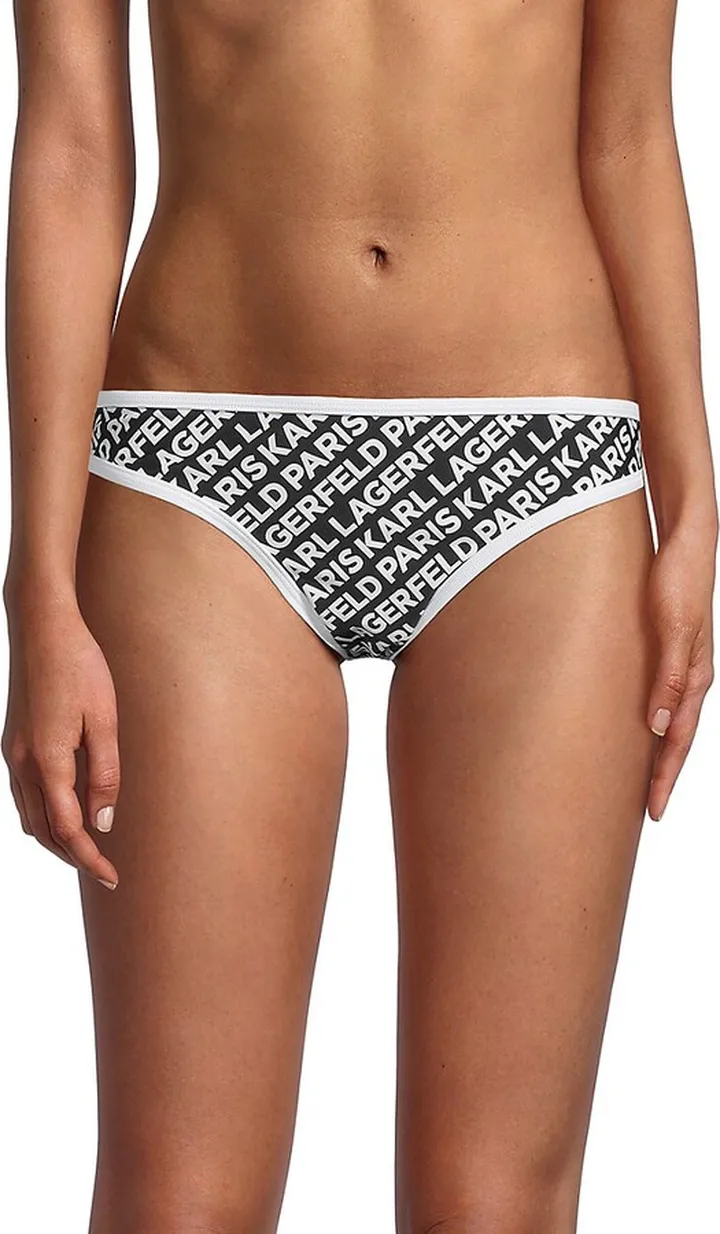 Logo-Print Bikini Bottom