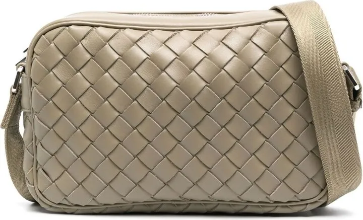 Neutral Small Classic Intrecciato Camera Bag
