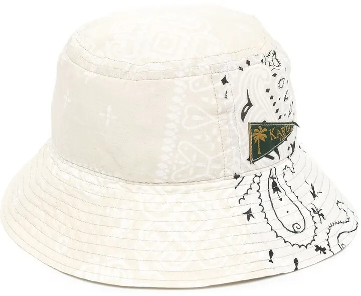Paisley-Print Bucket Hat