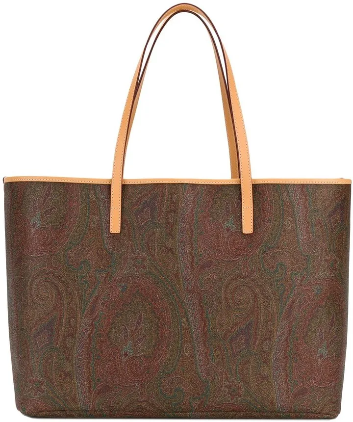 Paisley Print Tote