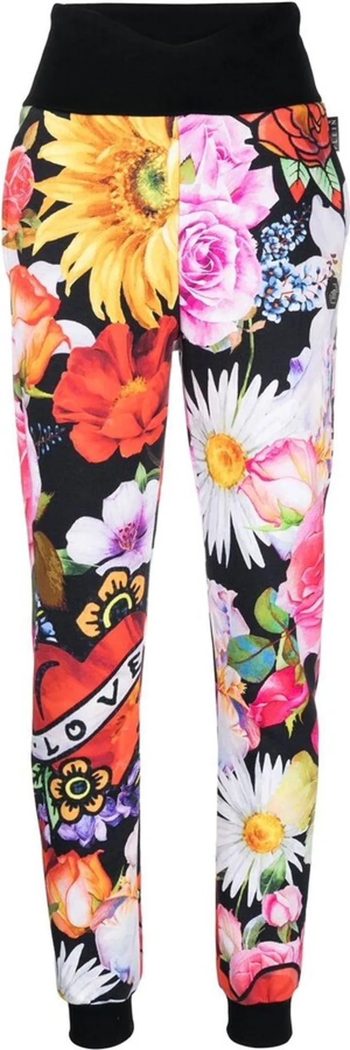Floral-Print Track Pants