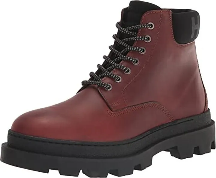 HUGO Bold Back Logo Lace up Boots