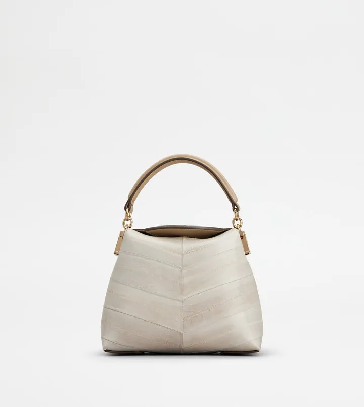 Messenger Tote Bag Tod's T Case in Eel Leather Micro