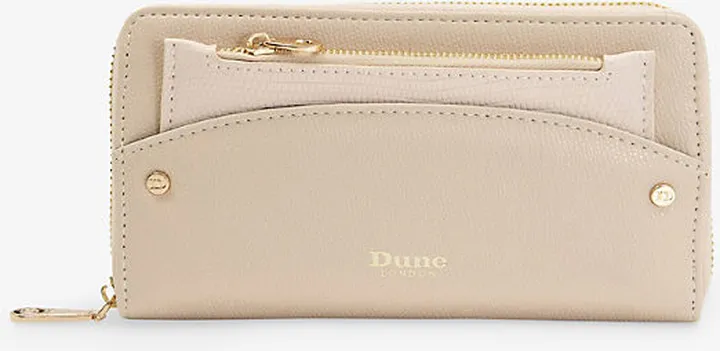 Womens Nude-synthetic Reptile Kalen Recycled Faux-leather Purse