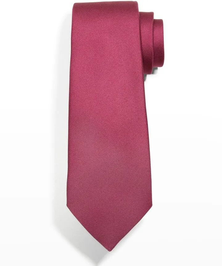 Men's Solid Silk Tie