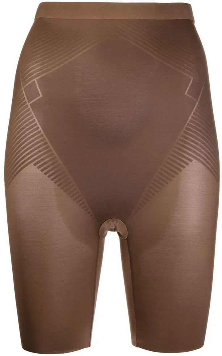 Thinstincts® high-waist mid-thigh shorts