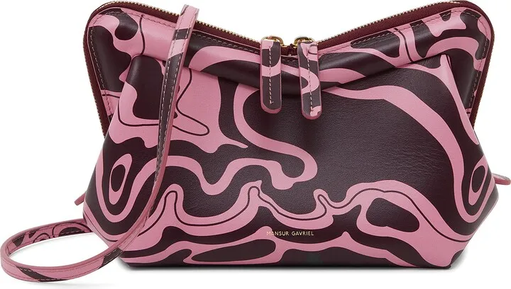 Mini M Frame Leather Shoulder Bag