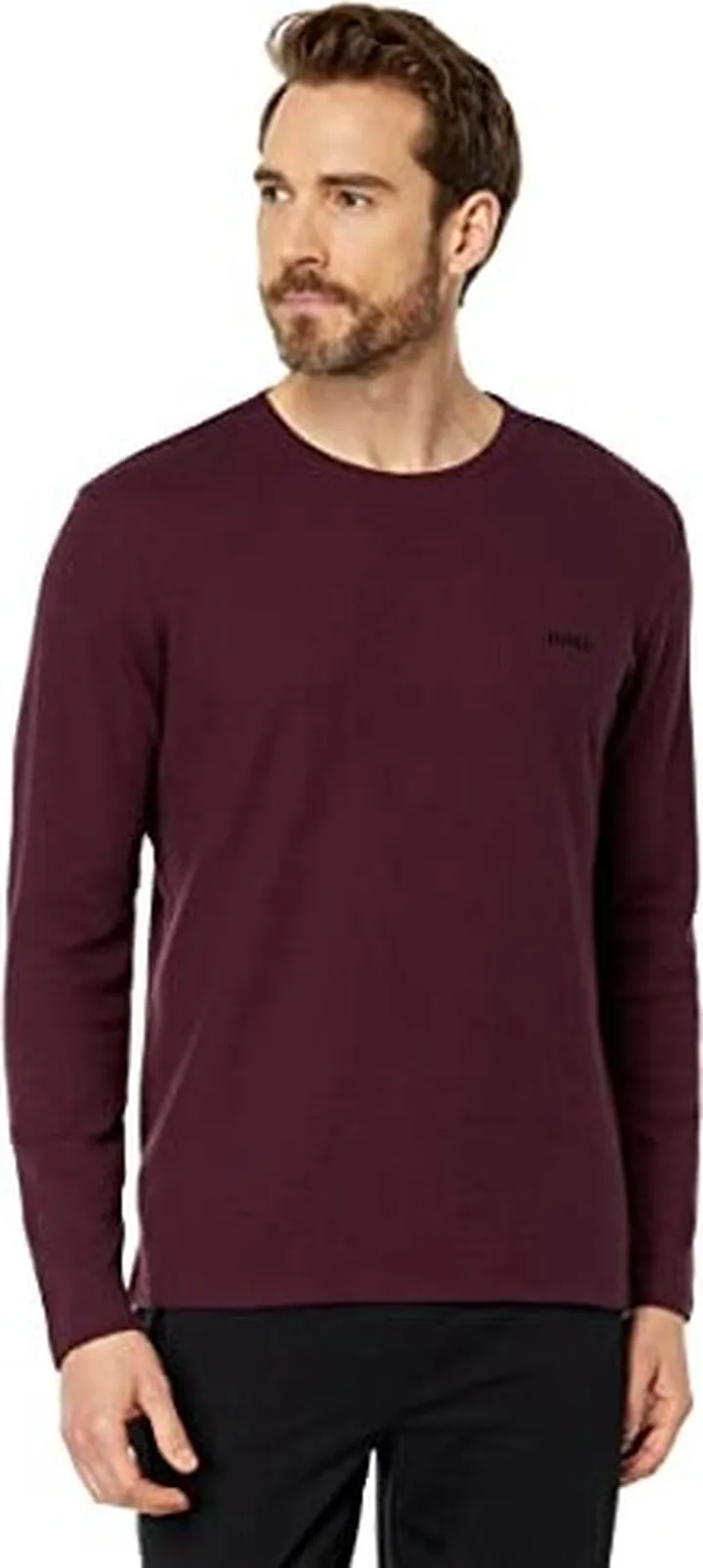 BOSS Men's Waffle Long Sleeve Shirt