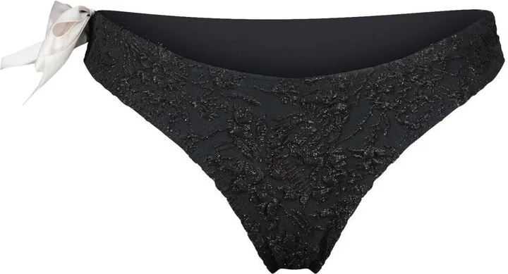 Bow-Detail One-Shoulder Bikini