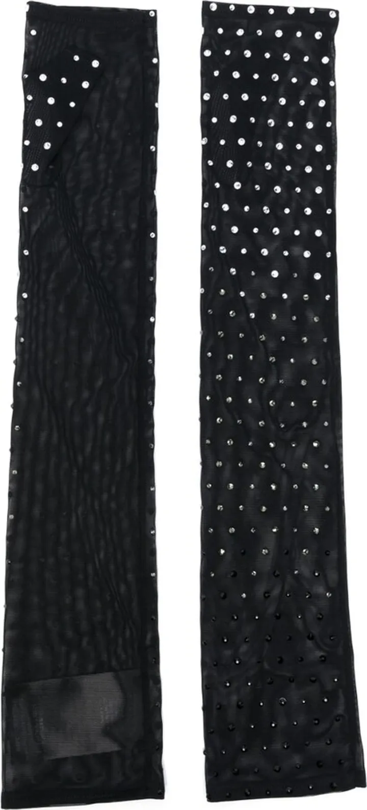 Rhinestone-Embellished Gloves