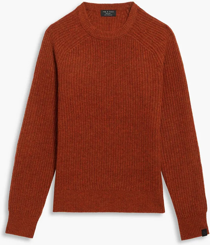 Pierce mélange cashmere sweater
