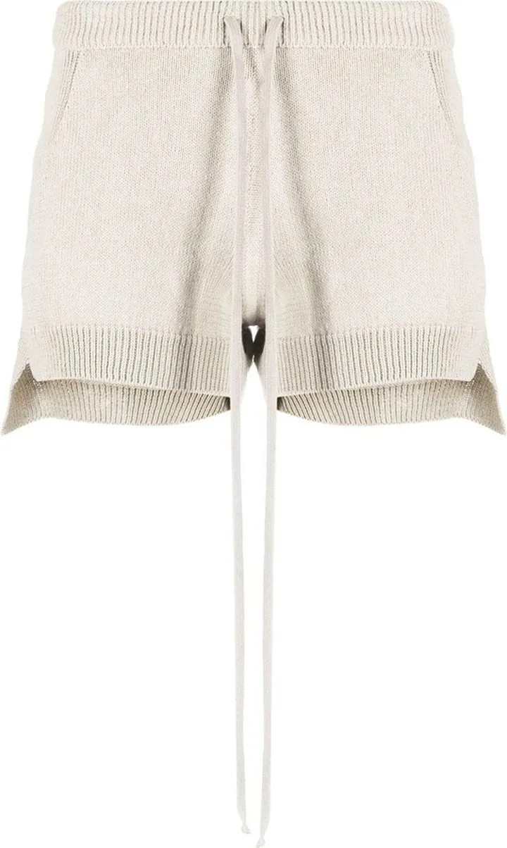 Ribbed Knitted Shorts