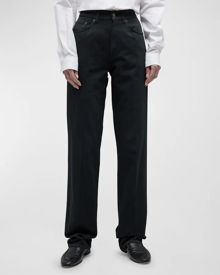 Carlton Straight-Leg Denim Pants