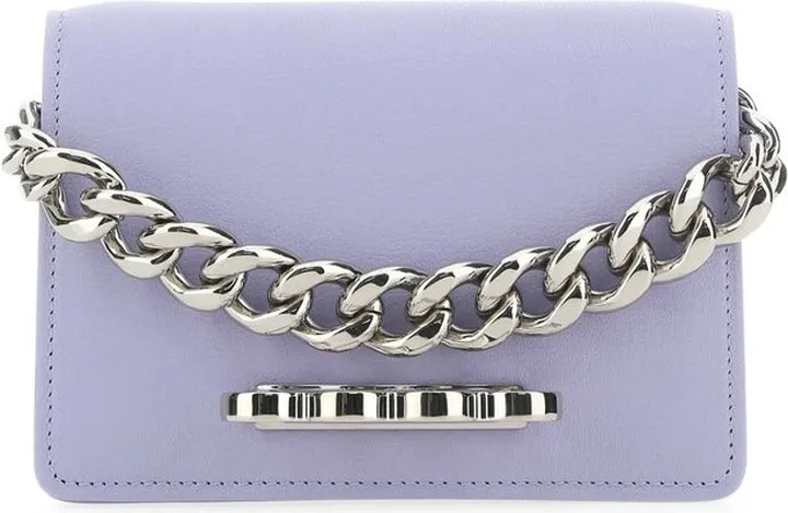 Alexander McQueen Four-Ring Mini Crossbody Bag