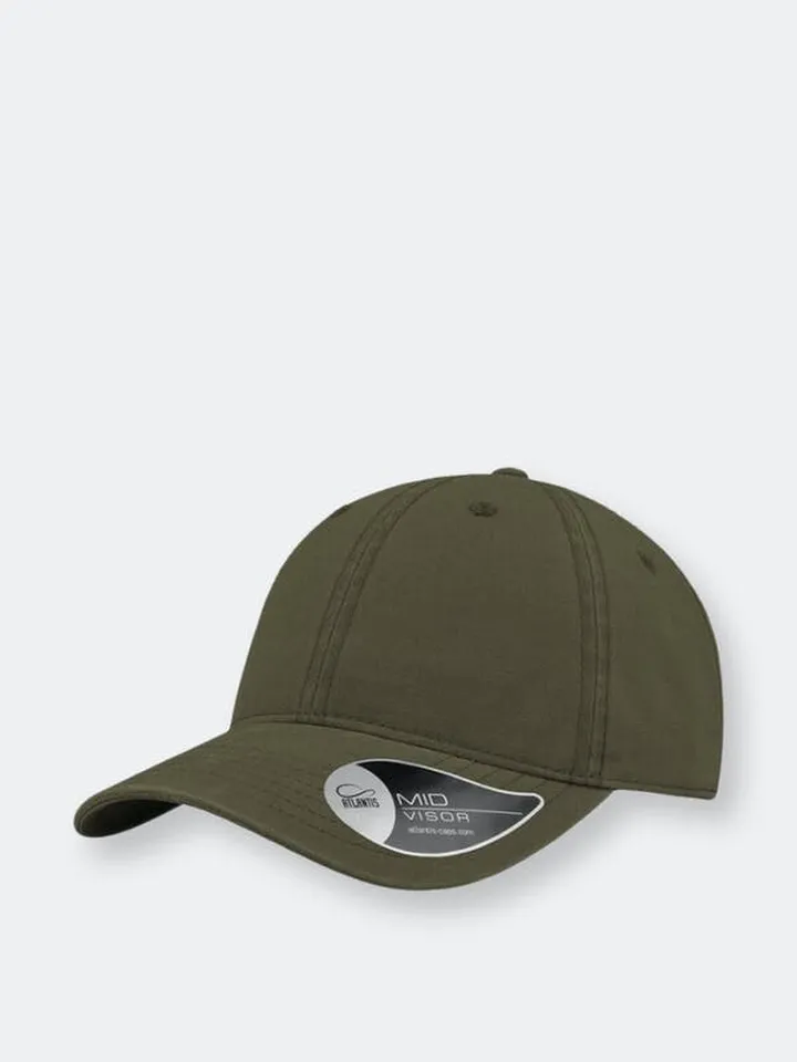 Atlantis Atlantis Groovy Canvas 6 Panel Cap - Green