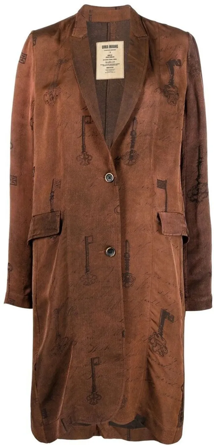 Key-Print Coat