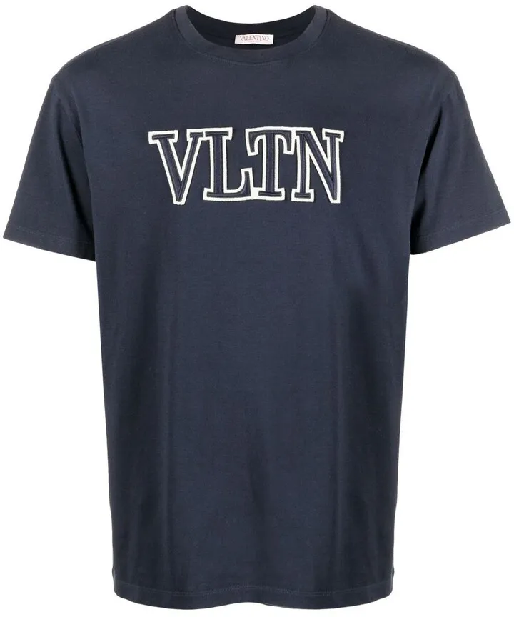 VLTN logo-embroidered T-shirt