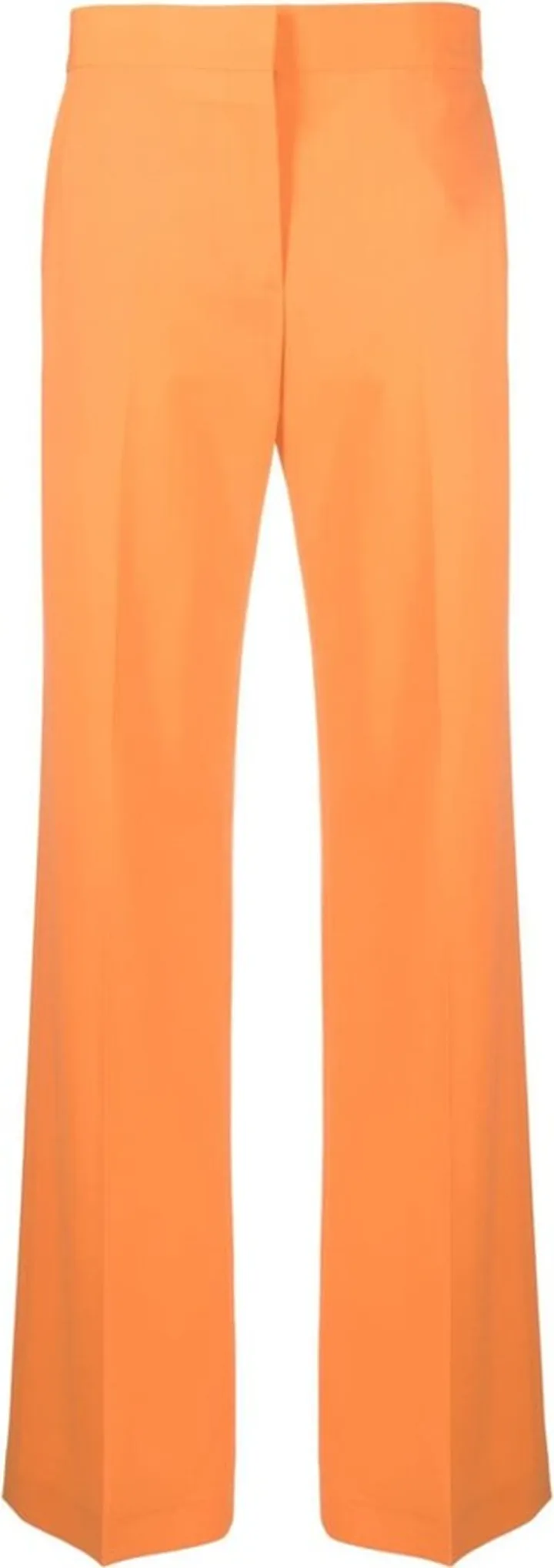 Straight-Leg Cut Trousers