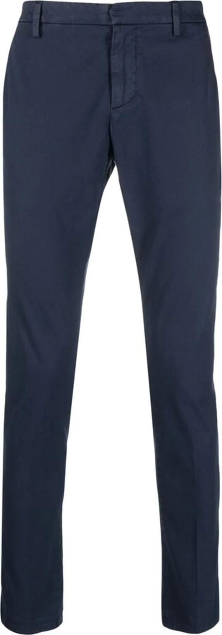 Low-Rise Slim-Cut Trousers
