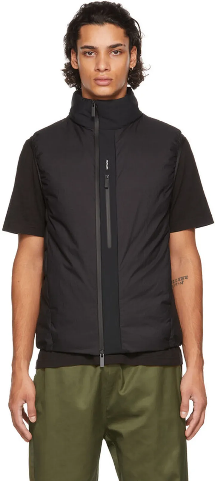 Moncler Black Down Zidi Vest
