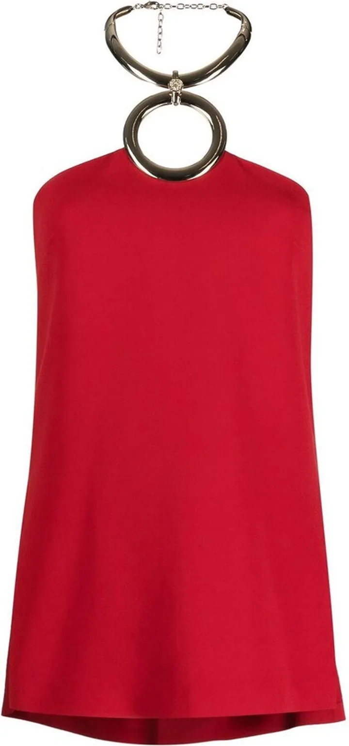 Necklace-Collar Halterneck Top