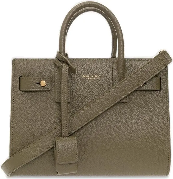 Saint Laurent Sac De Jour Logo Detailed Tote Bag