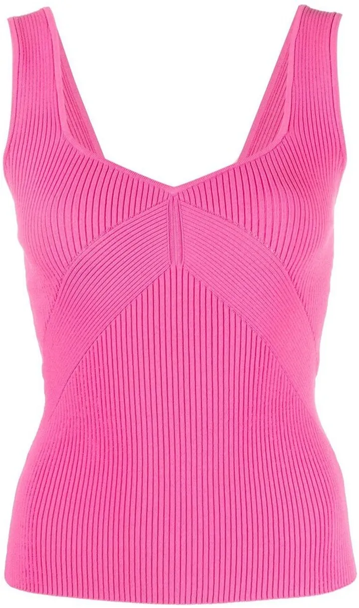 Ribbed Knitted Vest