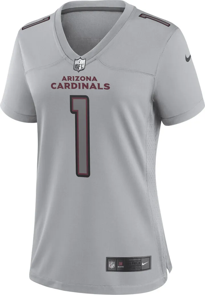 Nike Women's NFL Arizona Cardinals Atmosphere (Kyler Murray) Fashion Football Jersey in Grey