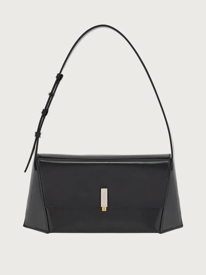 Ferragamo Women Geometric shoulder bag Black