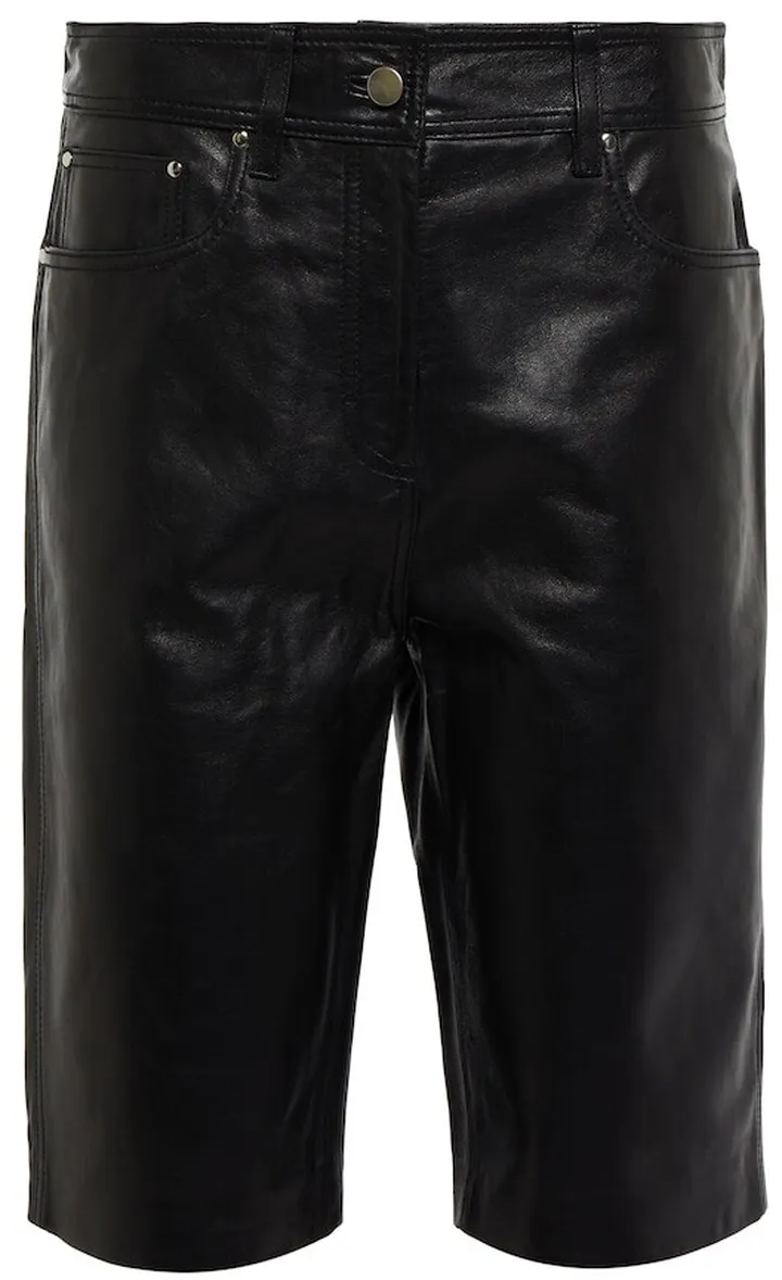 Harriet leather shorts