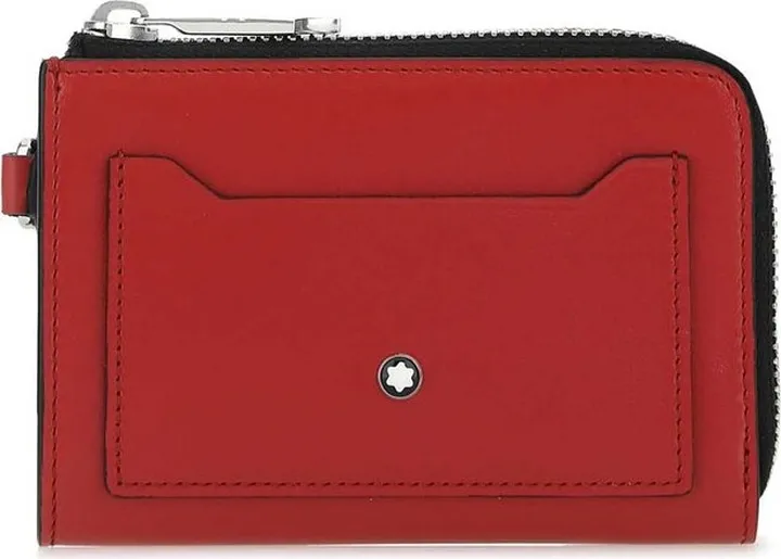 Montblanc Logo-Plaque Zip Around Key Pouch