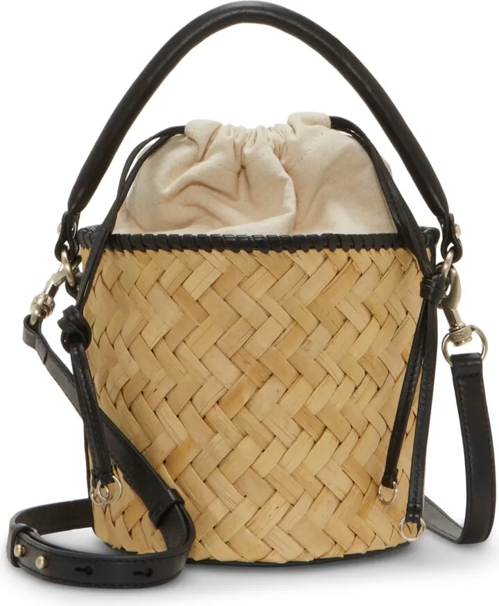 Vince Camuto Keanu Straw Crossbody Bag