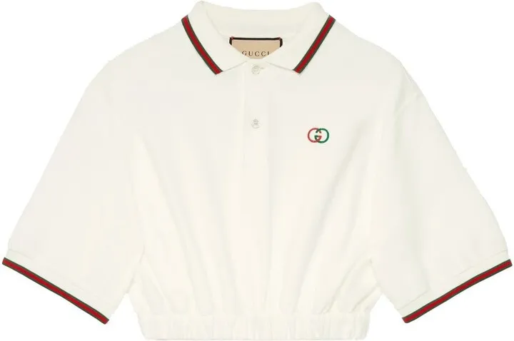 Embroidered-Logo Short-Sleeved Polo Shirt