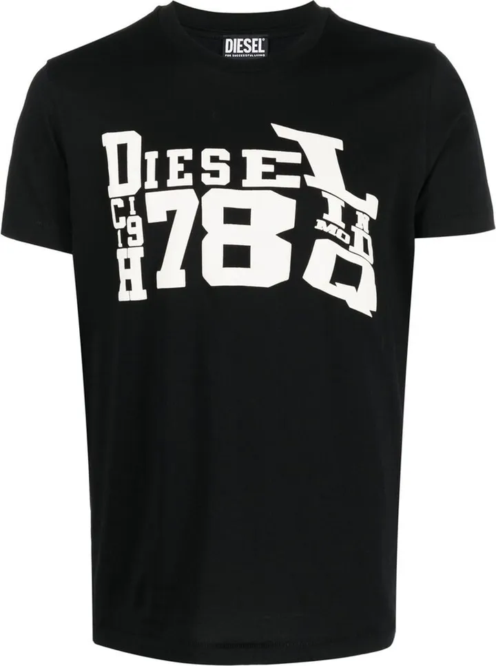 logo-print detail T-shirt