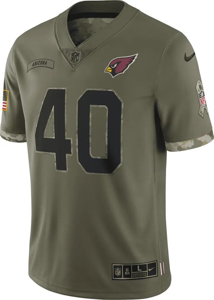 Nike Men's NFL Arizona Cardinals Salute to Service (Pat Tillman) Limited Football Jersey in Brown