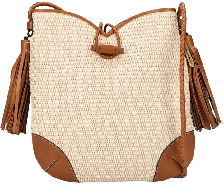 Tyag woven cotton blend shoulder bag