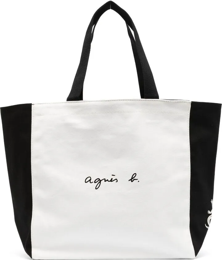 Colour-Block Tote Bag