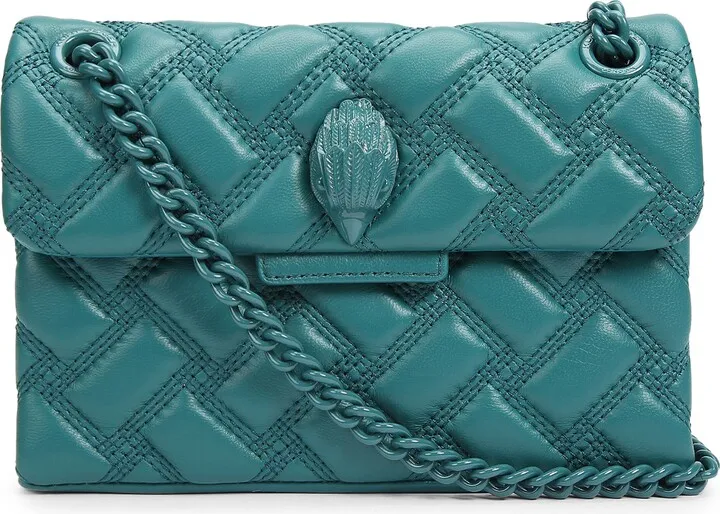 Mini Kensington Drench Leather Convertible Crossbody Bag