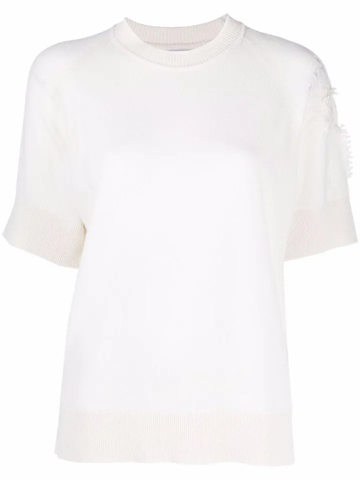 Cashmere Short-Sleeved Top